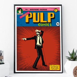 Something Changed Comic Book Cover, Pulp
