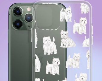 Westie Dog Phone Case for Westie Lovers - West Highland Terrier Design