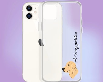 Golden Retriever iPhone Case: 'I Love My Golden' Dog Phone Case