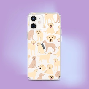 Doorzichtig telefoonhoesje labradorhond - perfect cadeau voor liefhebbers van labrador