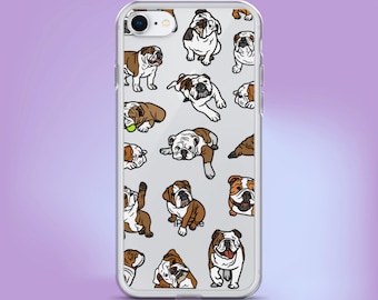 Frenchie Lover Klare iPhone Hülle - Bully Dog Handyhülle für Französische Bulldogge Fans