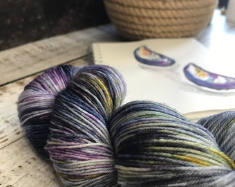 MUSSEL - Hand Dyed Yarn from Boscastle, North Cornwall (100g)