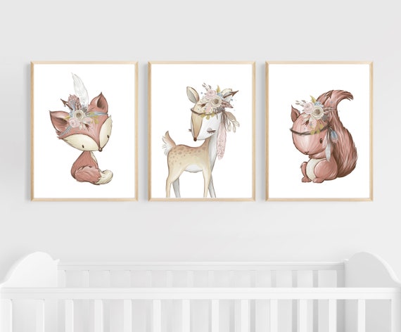 PRINTABLE Baby Animal Prints for Nursery Wall Art Decor - Etsy
