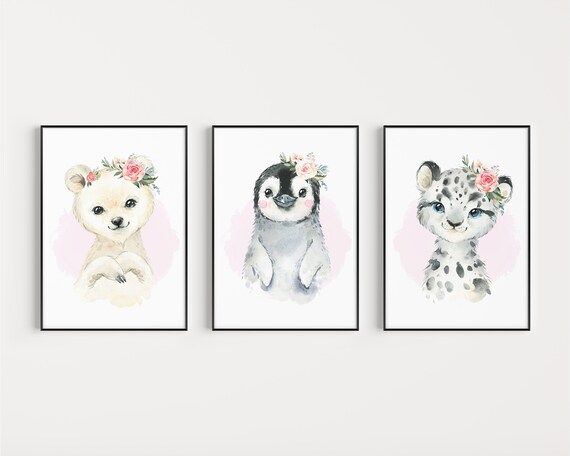 PRINTABLE Baby Animal Prints for Nursery Wall Art Decor - Etsy