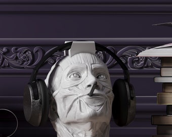 Headphone Stand, 3d Printed headset, Gaming Room Decor,  Hat/Coat/Hip Hop/Music Gaming/Gamers!