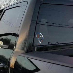Mr. Met Neon Car Decal