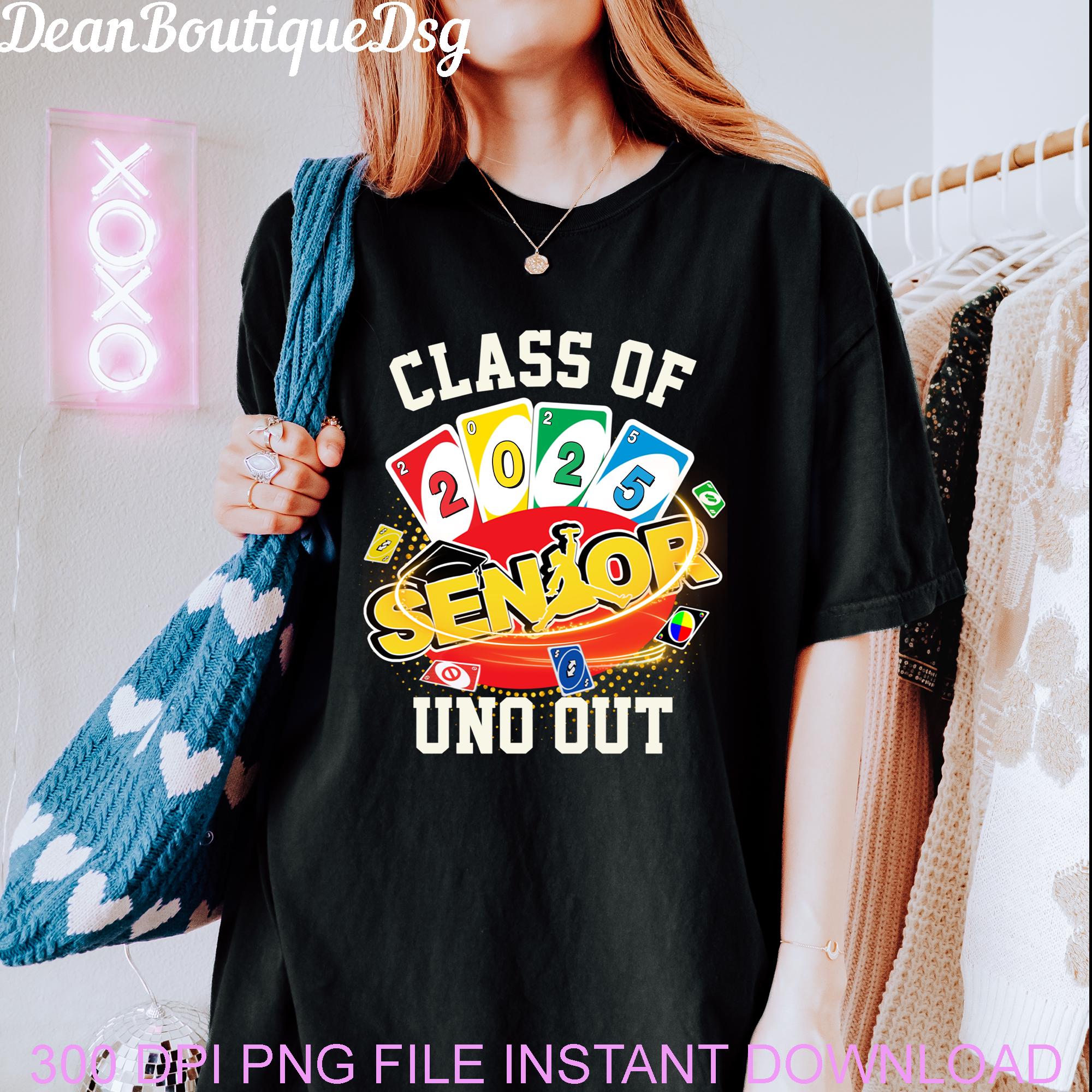 Class of 2025 Uno Out Png, Graduation Png, Senior Png, High School