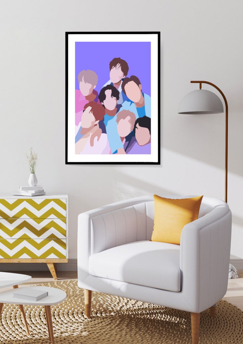 BTS Poster Kpop Wall Art Digital Download Home Decor Etsy