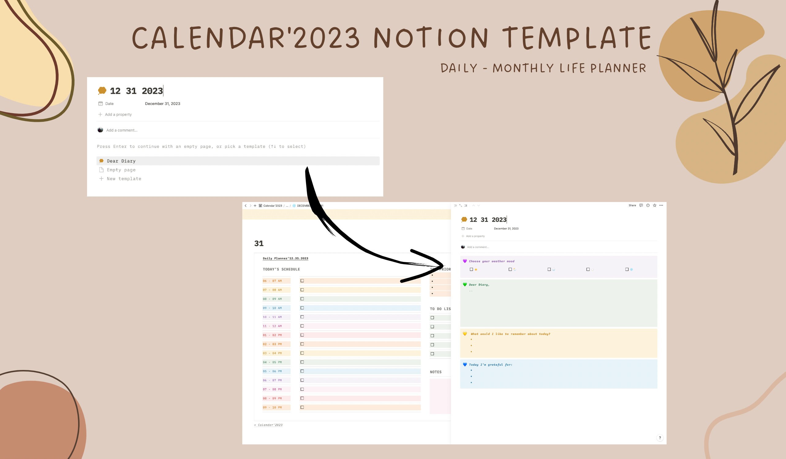Calendar 2023 Notion Template Notion Calendar Template Etsy Calendar 2023 Notion Template Notion Calendar Template Etsy
