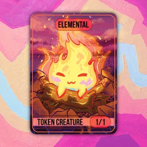 Token Elemental MTG (Conjunto de 2)