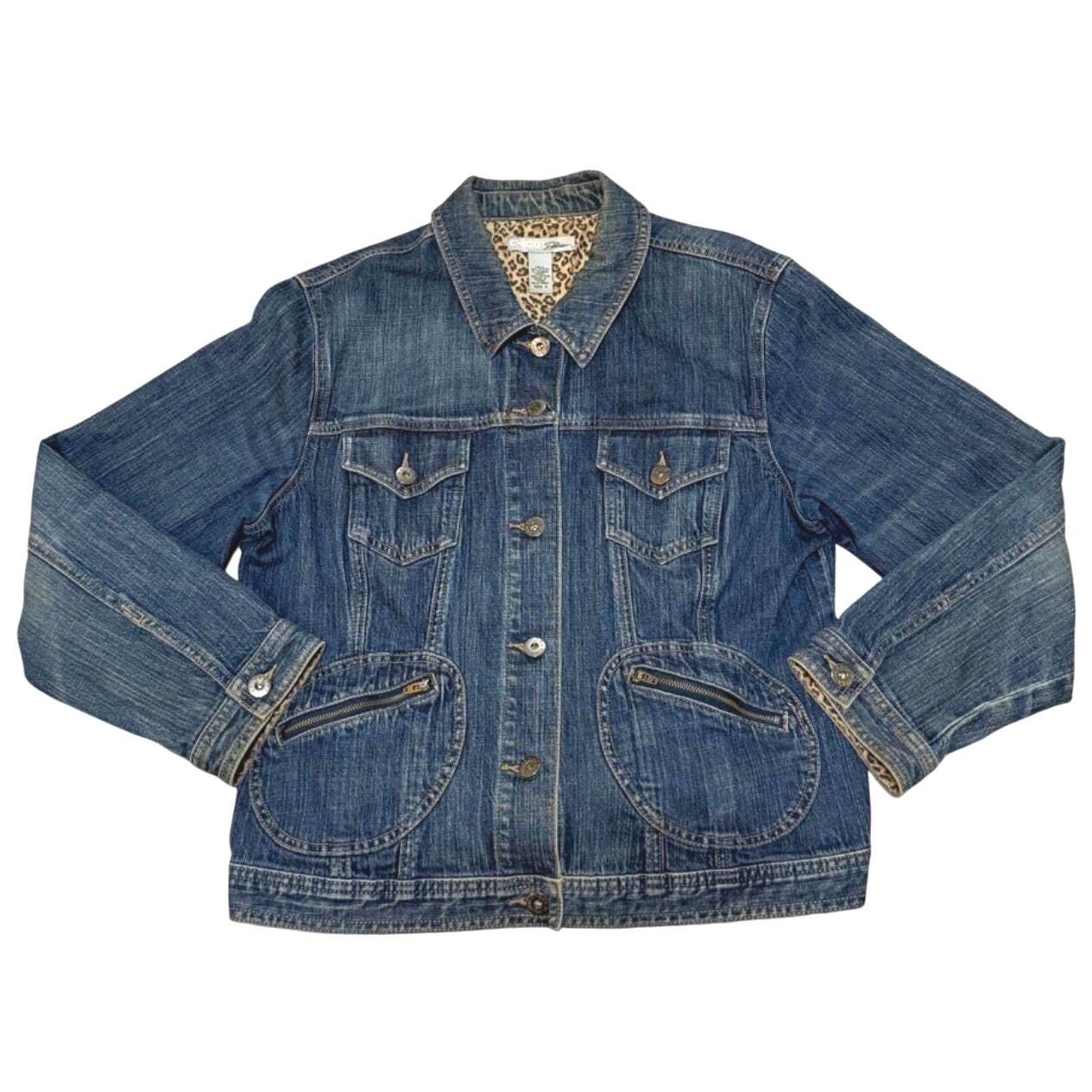 Chicos Denim Jacket - Etsy