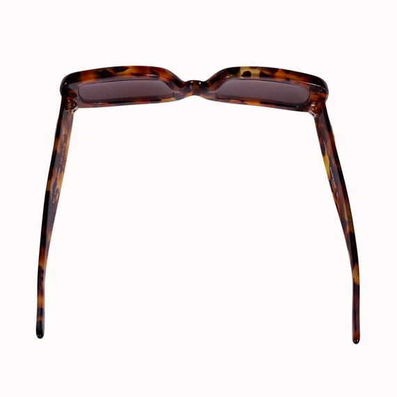 Gucci Womens Tortoise Shell Square Sunglasses VTG Brown Lens  display picture 2