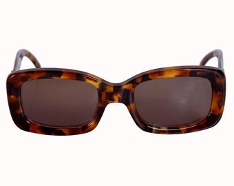 New GUCCI Sunglasses 54mm Square Brown Acetate Gold GG Logo Tortoise Shell GUCCI Burgundy & Tortoiseshell Square Sunglasses Sunglasses  main image 4