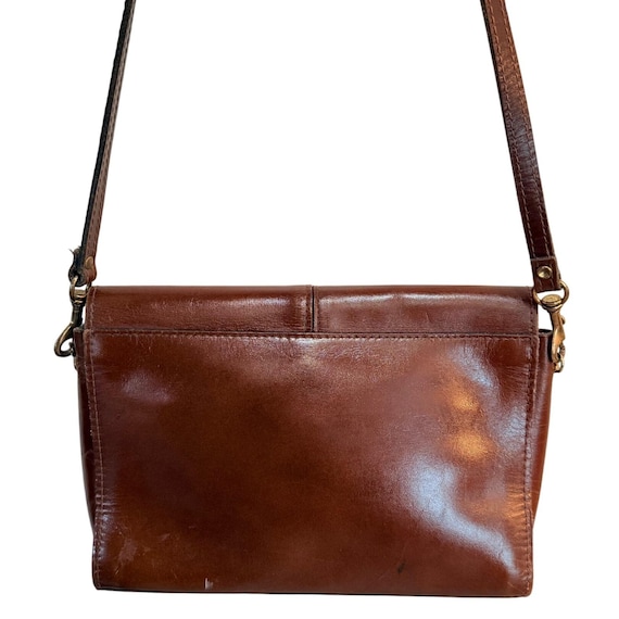 Vintage Reem USA Leather Shoulder Bag Set, Brown Crossbody Purse