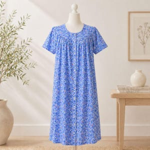 dressing gown short sleeve Short Sleeve Classic Floral Dressing Gown Robe