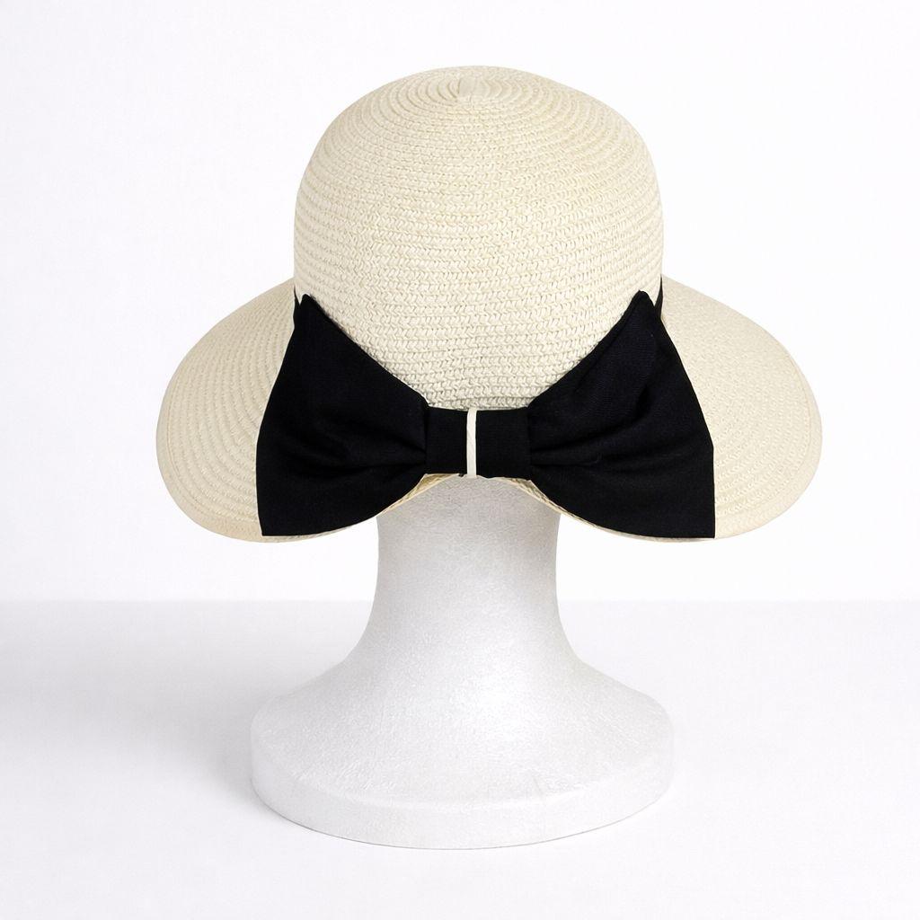 Vintage Royal Road Trading Co Nautical Straw Sun Hat, Updo  display picture 1
