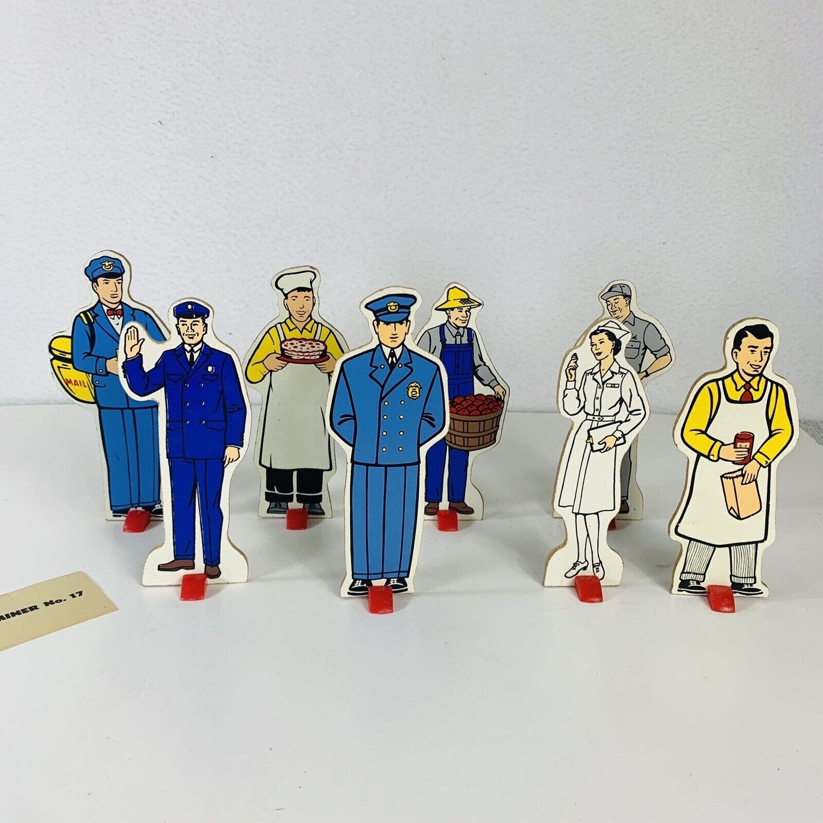 VTG Judy Story Set van 8 staanders voor buurtwerkers educatieve  verzamelobjecten jaren 60 - Etsy België, image size:1600x1600