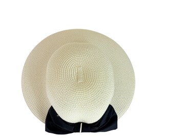 Vintage Royal Road Trading Co Nautical Straw Sun Hat, Updo  display picture 3