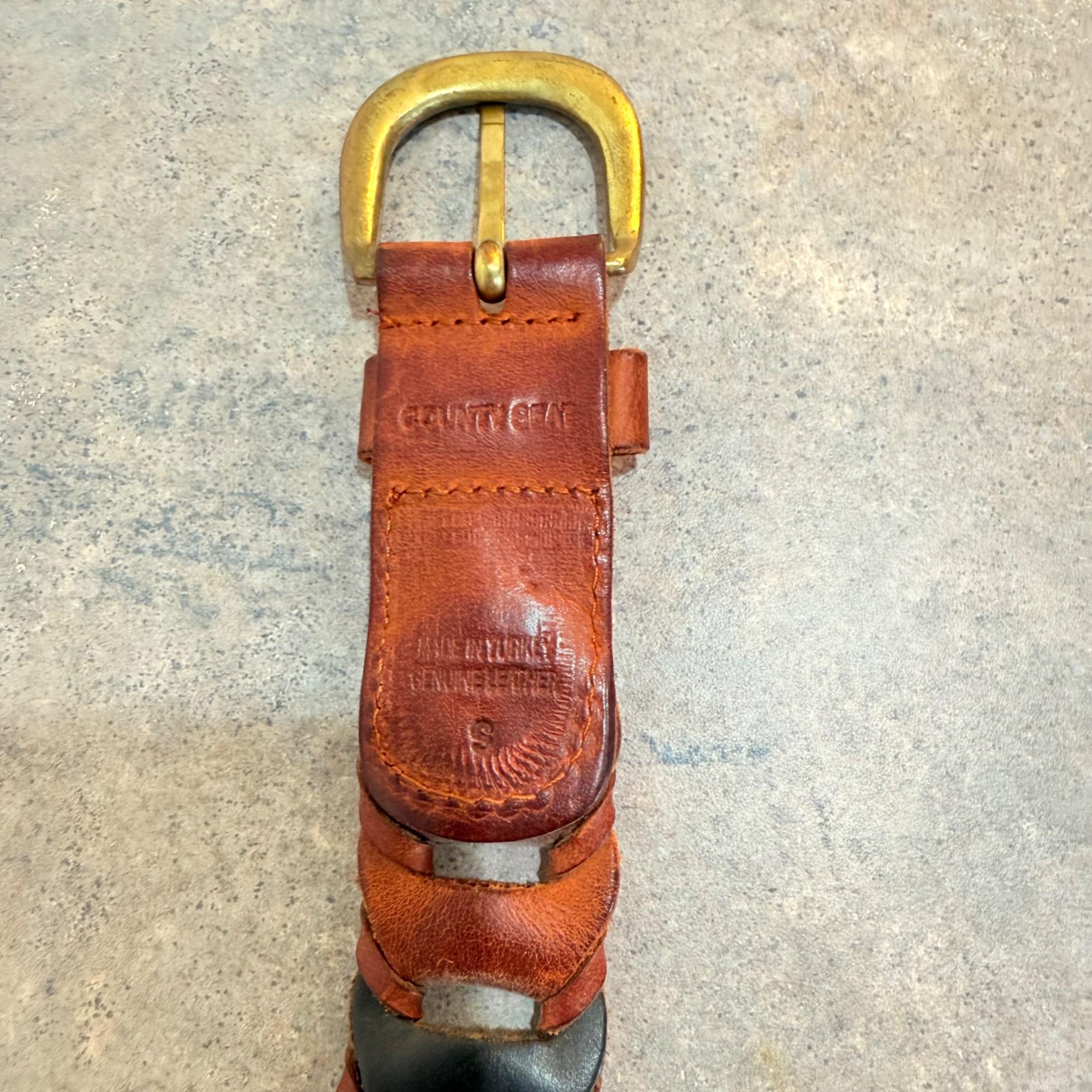 County Seat Multicolor Turkish Leather Belt Womens Size S  display picture 2