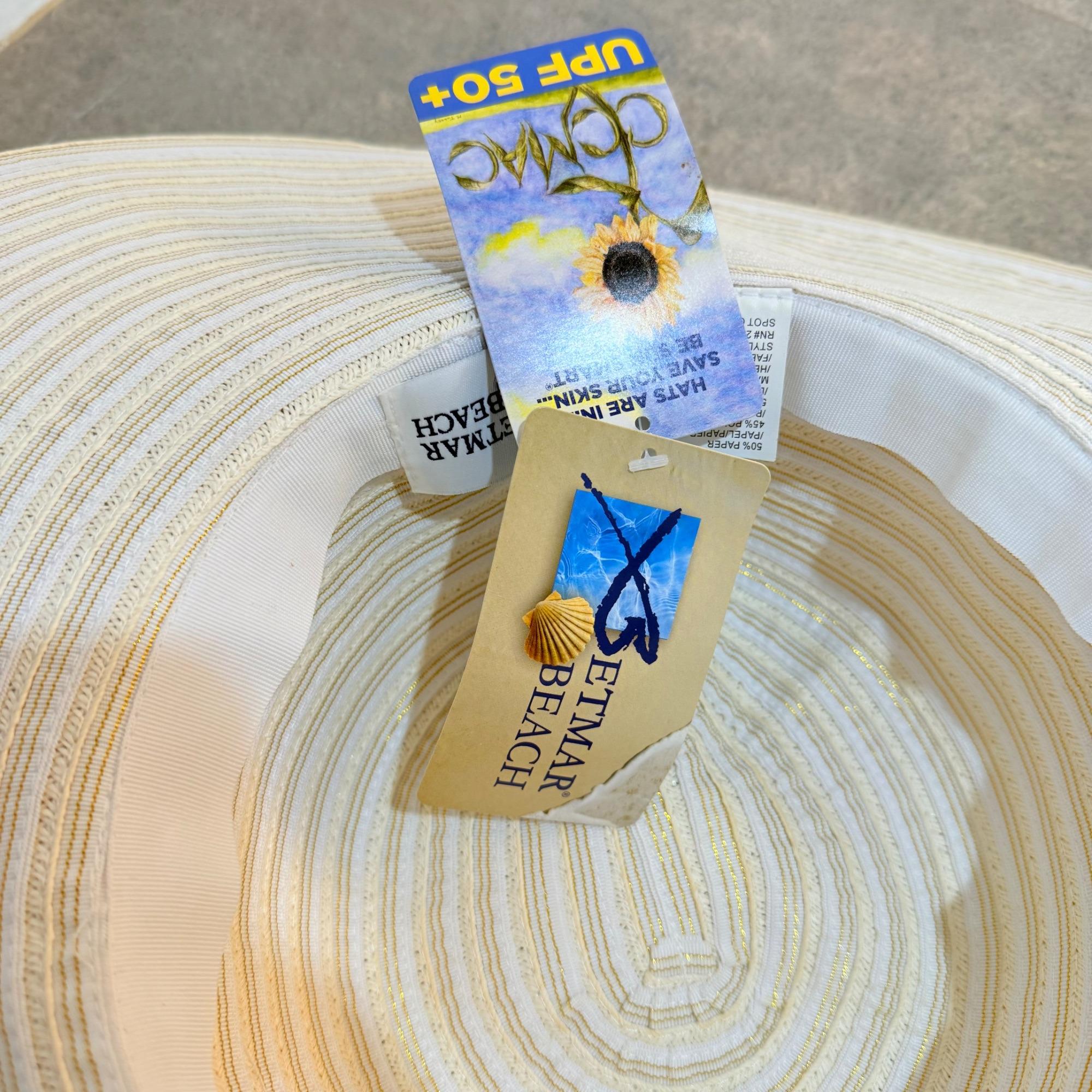 VINTAGE BETMAR NY Blue Oversized Floppy Hat Packable Beach Travel Sun Luxe Beach Babe Bucket Hat - True Blue | Billabong main image 3