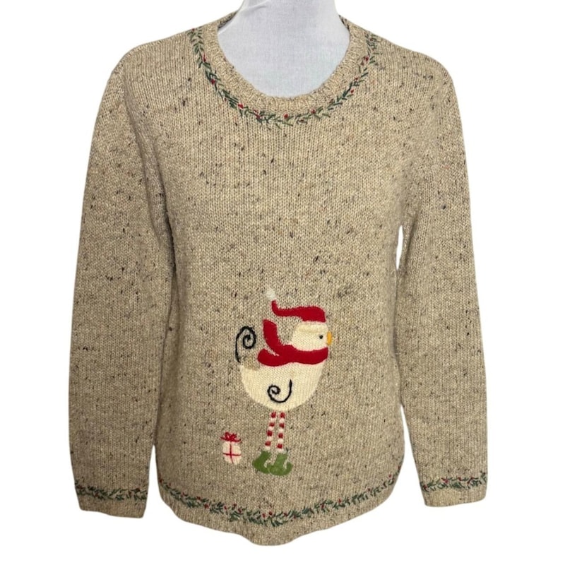 Pull Femme Northern Isles Col V Gris - Taille XL, 55% Ramie 45% Coton, Occasion Excellent état