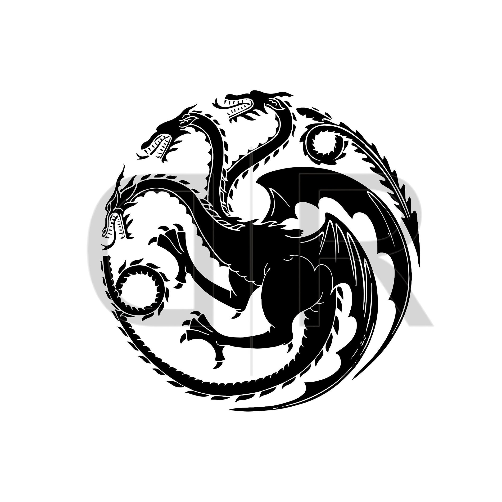 House Of Dragon Crown Template Svg Etsy House Of Dragon Crown Template Svg Etsy