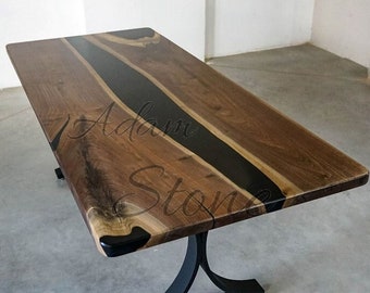 Epoxy Dining Table, Epoxy Resin Table, Epoxy Table Top, River Table Epoxy, Live Edge Dining table, live edge end table, live edge bar top