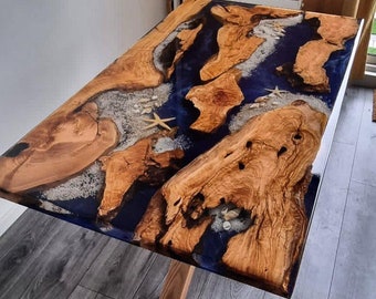 Epoxy Table, Wood Epoxy Dining Room Table Resin River Table, Epoxy Dining Table, Epoxy Resin Table Wood Resin Table, Epoxy Wood Dining Table