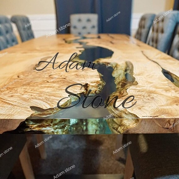 Epoxy Dining Table Epoxy Resin Table Epoxy Table Top River Etsy