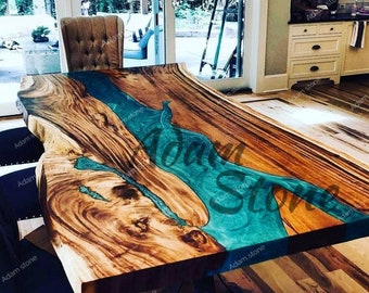 Tavolo in resina epossidica, tavolo da pranzo in legno e resina epossidica, tavolo in resina epossidica, tavolo da pranzo in resina epossidica, tavolo in resina epossidica, tavolo in legno e resina epossidica