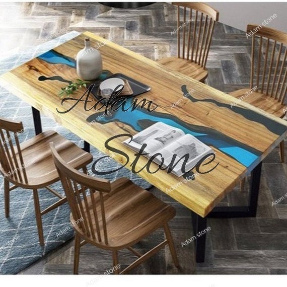 Epoxy Dining Table Epoxy Resin Table Epoxy Table Top River Etsy