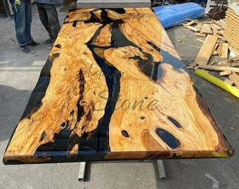 Epoxy Table, Wood Epoxy Dining Room Table Resin River Table, Epoxy Dining Table, Epoxy Resin Table Wood Resin Table, Epoxy Wood Dining Table