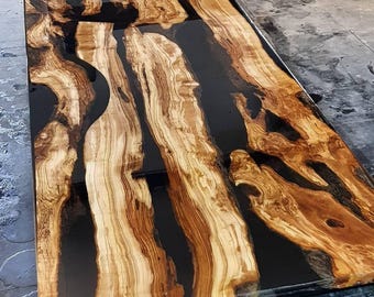 Tavolo in resina epossidica, tavolo da pranzo in legno e resina epossidica, tavolo in resina epossidica, tavolo da pranzo in resina epossidica, tavolo in resina epossidica, tavolo in legno e resina epossidica