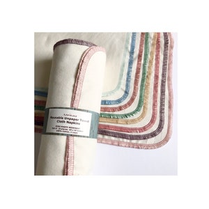 1 layer Rainbow Unpaper towel 100% Cotton - reusable kitchen towel - Cotton napkins - paperless napkins - Cloth Napkins reusable Cloth towel