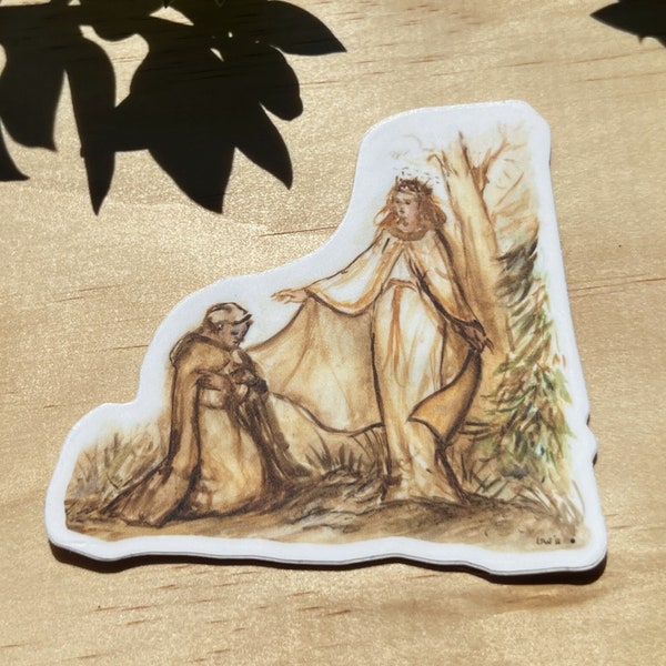 Our Lady of Good Help, Our Lady of Champion, Marian Apparition, Catholic Virgin Mary Die Cut Vinyl Stickers 3 Inch Peel & Stick