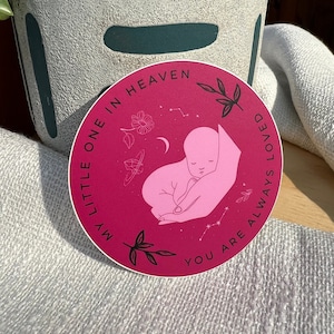Baby loss sticker, 3 INCH Sticker, Miscarriage memorial, Stillbirth memorial, baby loss keepsake