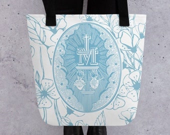 Miraculous Medal Tote bag