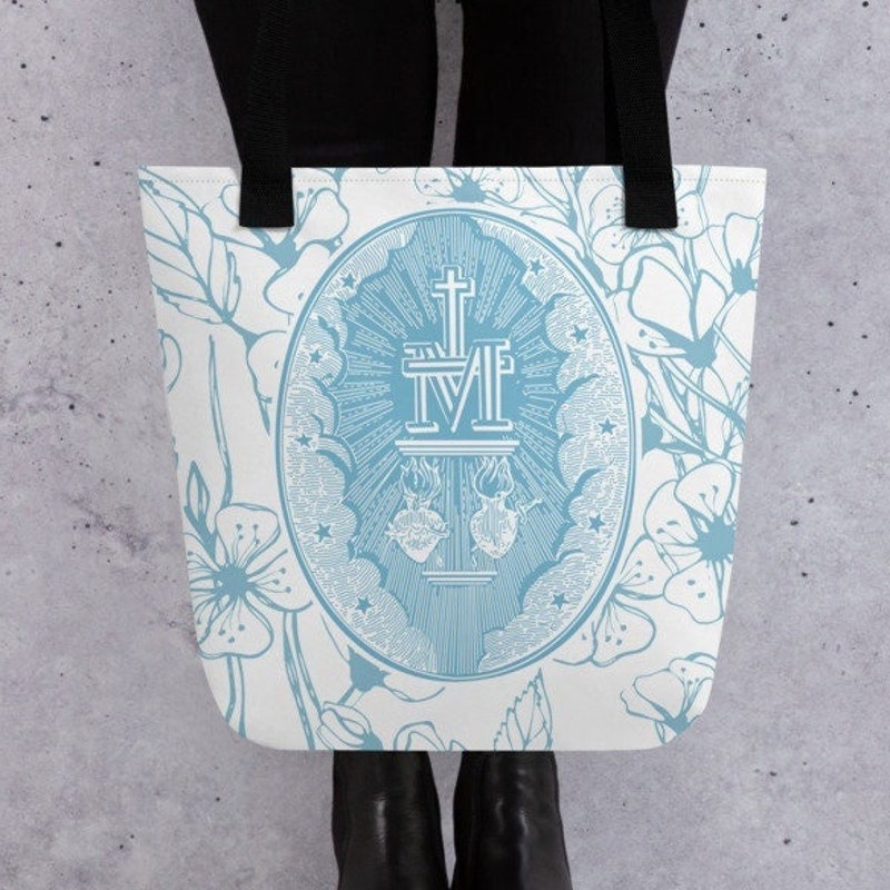 Miraculous Medal Tote bag