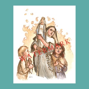 DOWNLOAD Our Lady of Good Help, Our Lady of Champion, Miracle of the Fire, Catholic Print