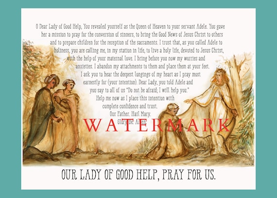 Printable Novena Our Lady of Good Help Art - Etsy