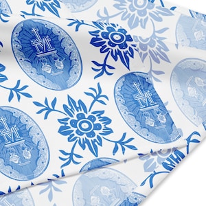 Marian Tile Catholic Bandana, Miraculous Medal, Virgin Mary Head Scarf, Catholic Bandana