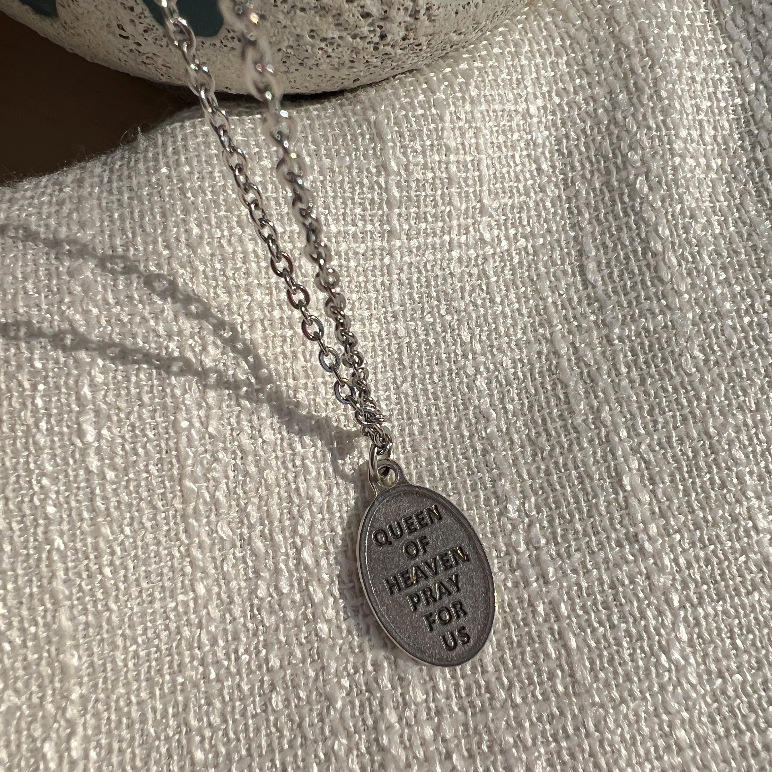 Our Lady Of Knock Religious Medal Virgin Mary Ireland| Italian Rosary