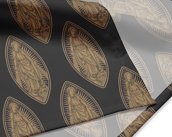 Vintage Miraculous Medal, Catholic All-over print scarf bandana