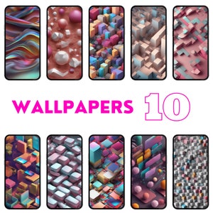 10 Mobile wallpapers, IOS or Android, smartphone. Minimalist wallpapers, iPhone, Samsung Lock screen and wallpaper