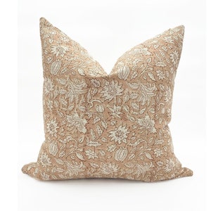 Blush and cream throw pillows sale