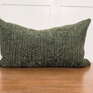 Throw Pillow | Dark Green Velvet Pillow | Winter Pillow | Holiday Pillow | Handmade Pillow Cover | Designer Pillow Cover | BRYN