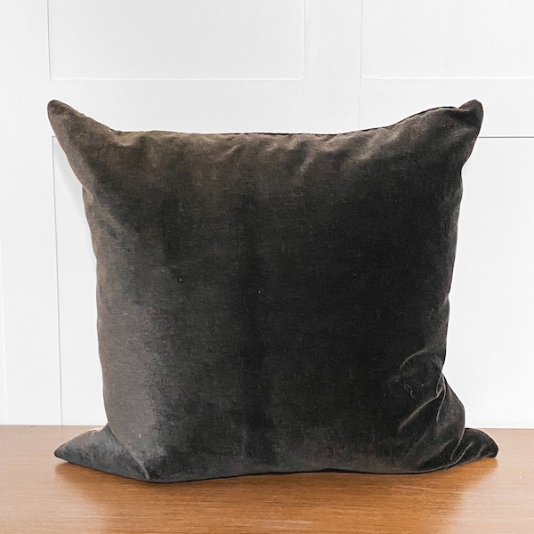Black Velvet Pillows Etsy