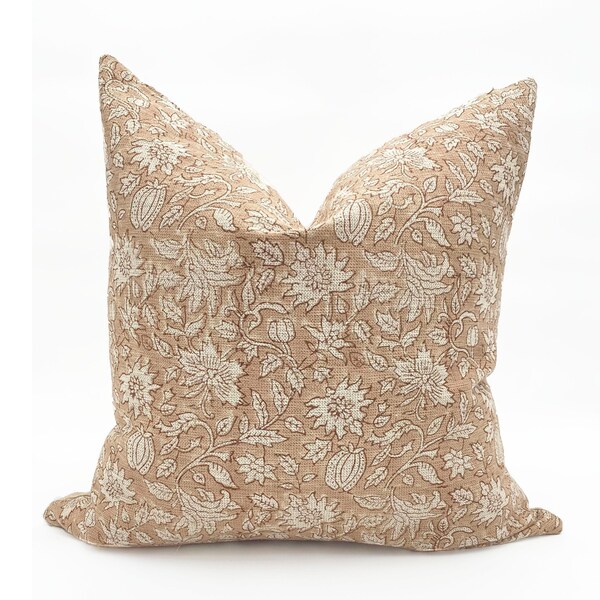 Brown Cream Pillows Etsy
