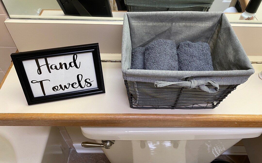 Handdrying Towels Display Bathroom Etsy