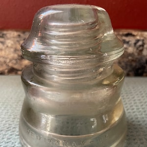 Vintage Hemingray Glass Insulator 45